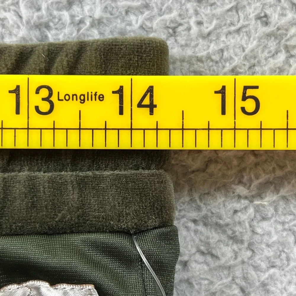 Baby Phat Women's Size S Green Velour Track Pants Athletic Flare Pants VTG NWT